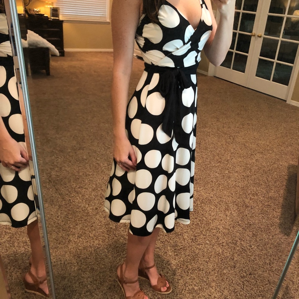 Black and white dress